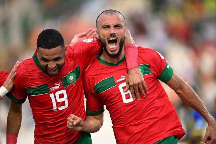 Celebration victoire Maroc
