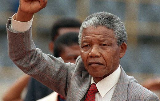 Nelson Mandela is a unifying figure of peace [time]