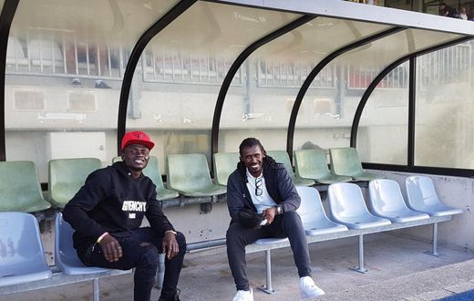 sadio Mané et Aliou Cissé