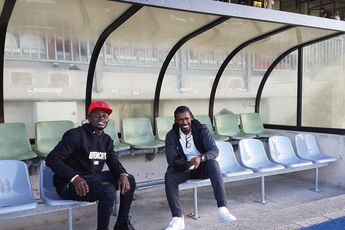 sadio Mané et Aliou Cissé