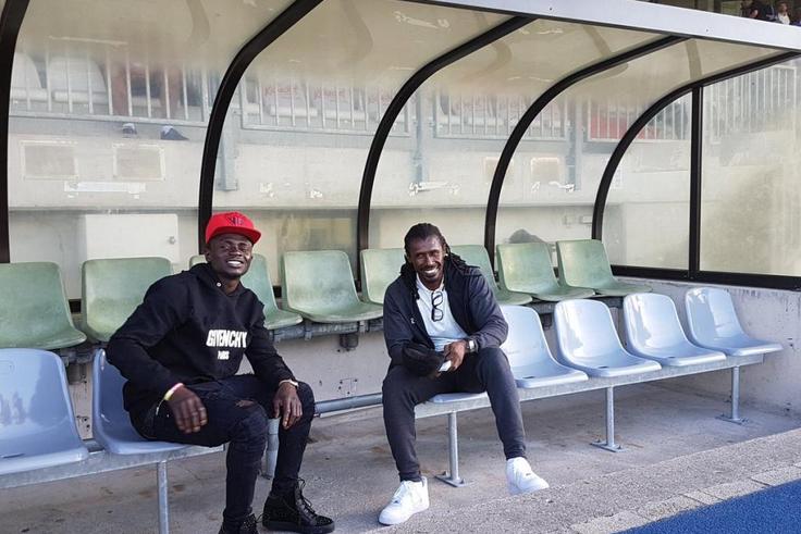 sadio Mané et Aliou Cissé
