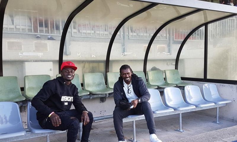 sadio Mané et Aliou Cissé