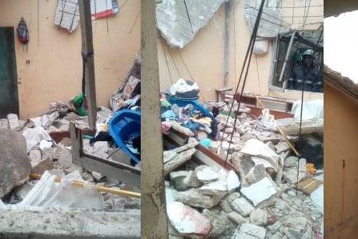 effondrement dalle à Pikine