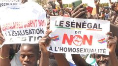 Manifestation-contre-l 'homosexualité-au-Sénégal à la place de la nation