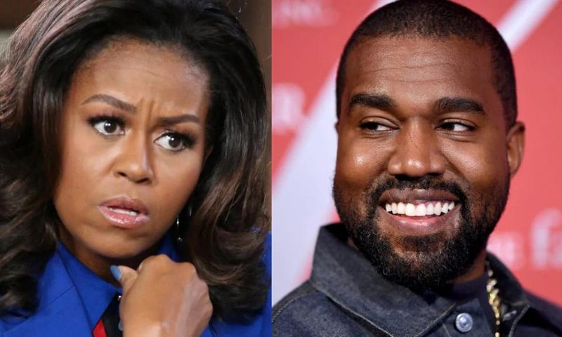 Michelle Obama et Kayne West
