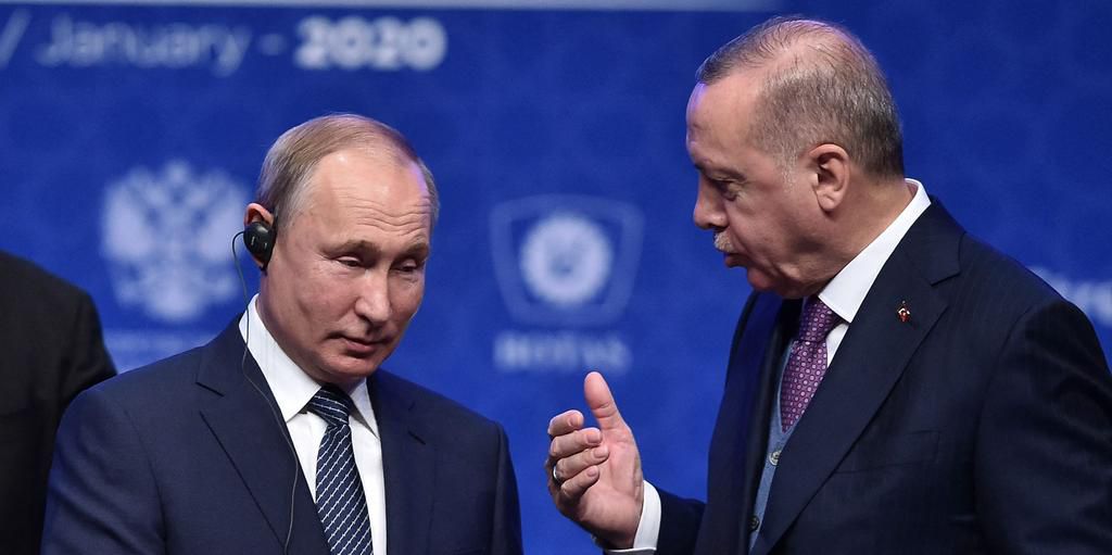 President Vladimir Putin and President Recep Tayyip Erdoan.