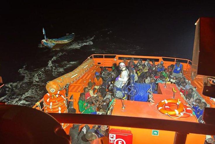 Iles canaries, migrants