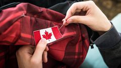 canada flag patch