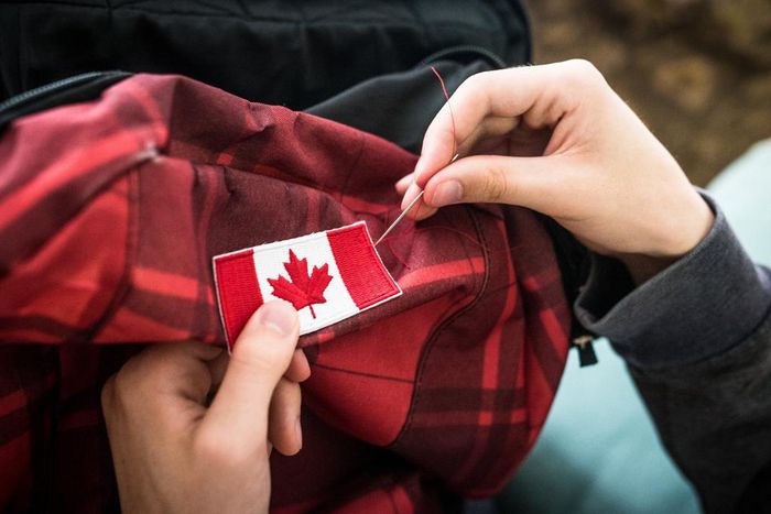 canada flag patch