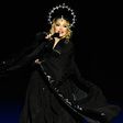 Madonna lors de son concert historique à Copacabana au Brésil le 4 mai 2024 - Pablo PORCIUNCULA - AFP