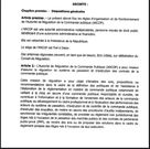 Décret supprimant l'ARMP  qui devient l'ARCOP
