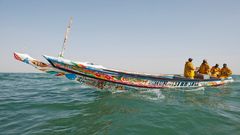 Des pêcheurs en mer