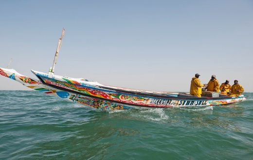 Des pêcheurs en mer