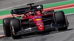 Charles Leclerc (Ferrari) lors des qualifications du Grand Prix d'Espagne à Barcelone. ("F1 Grand Prix of Spain"/ANP Sport / ANP)