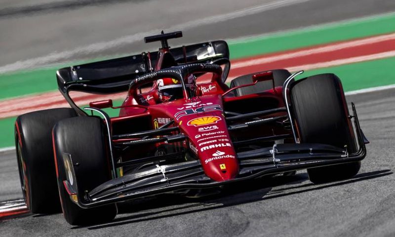 Charles Leclerc (Ferrari) lors des qualifications du Grand Prix d'Espagne à Barcelone. ("F1 Grand Prix of Spain"/ANP Sport / ANP)