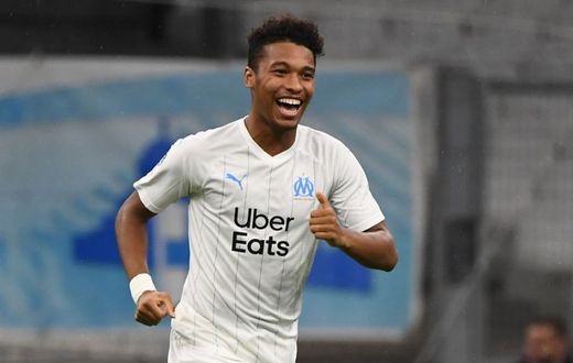 Boubacar Kamara sous les couleurs de l'Omlympique de Marseille