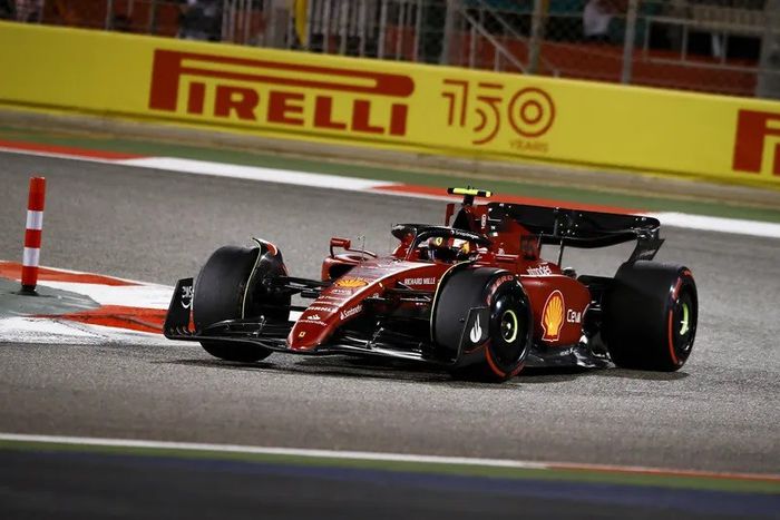 Charles Leclerc lors du Grand Prix de Bahreïn, le 20 mars 2022