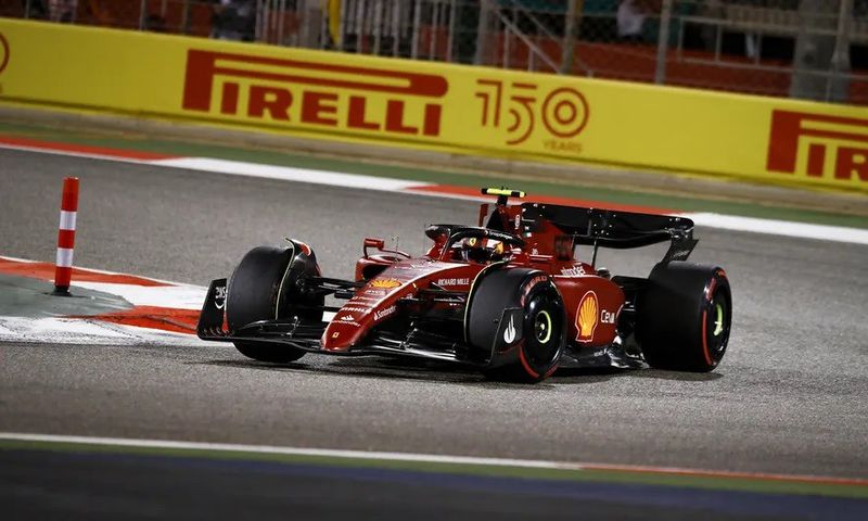 Charles Leclerc lors du Grand Prix de Bahreïn, le 20 mars 2022