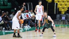 Terell Stroglin meneur de l'AS Salé (Maroc)
