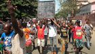 Manifestation dans un pays africain