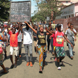 Manifestation dans un pays africain