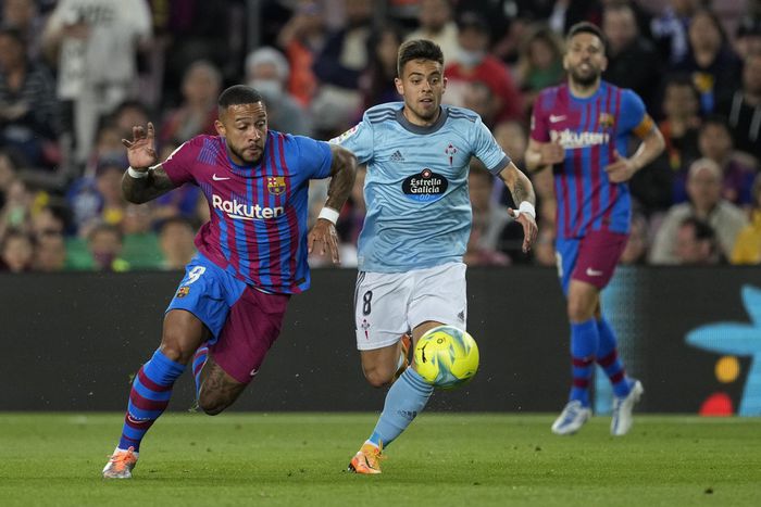Depay a ouvert le score pour le Barça face au Celta Vigo