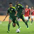 Egypt captain Mohamed Salah (R) chases after the ball during the Africa Cup of Nations final against Senegal in Yaounde on February 6.