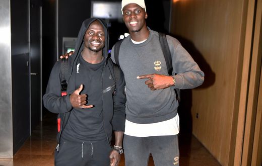 Sadio Mané et Edouard Mendy