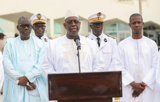 Macky Sall à Tivaouane, le 27 mai 2022