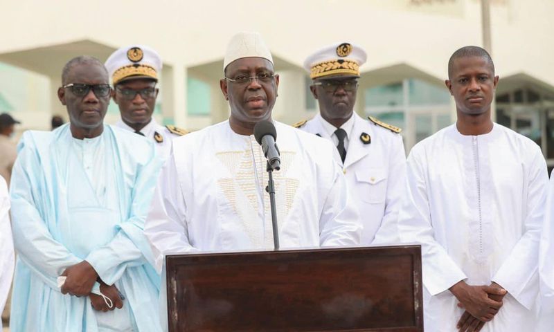 Macky Sall à Tivaouane, le 27 mai 2022