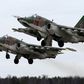 Sukhoi Su-25 jet aircraft, like the ones that Russia positioned near Ukraine and has reportedly used in its offensive against the country.