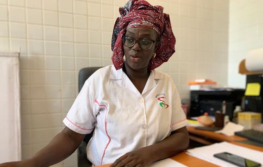 Mme Bigué Ba Mbodj, présidente de l'Association nationale des sages-femmes d'Etat du Sénégal