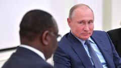 Macky Sall en compagnie de Vladimir Poutine