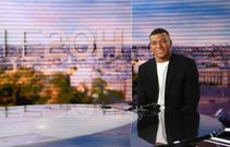 Kylian Mbappé sur le plateau du 20h de TF1 © AFP
