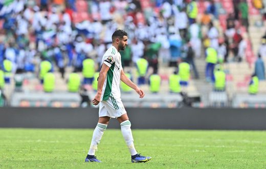 Le capitaine algérien Rihad Mahrez
