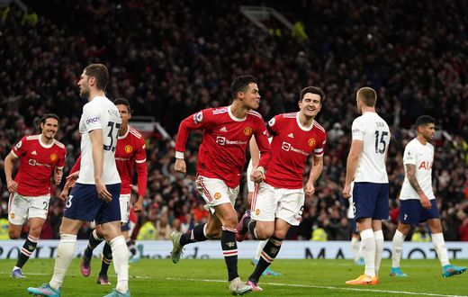 Cristiano Ronaldo scored a hat-trick for Man United against Tottenham on Saturday