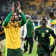 Sadio Mane and his Senegal teammates celebrate after they beat Equatorial Guinea 3-1