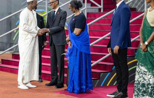Ousmane Sonko à la cérémonie d’investiture du président Paul Kagame