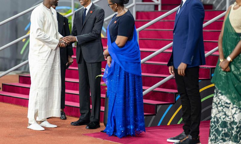 Ousmane Sonko à la cérémonie d’investiture du président Paul Kagame