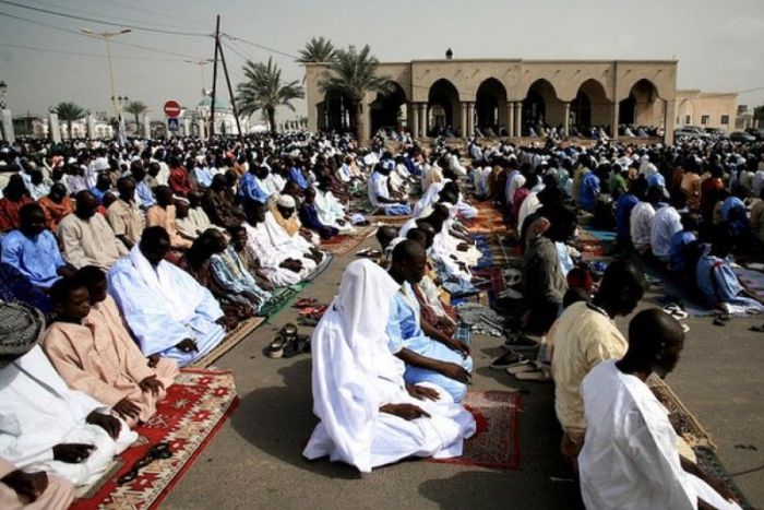 Prière collective -illustration