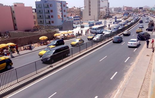Circulation à Dakar