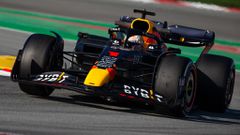 Max Verstappen dans sa nouvelle Red Bull