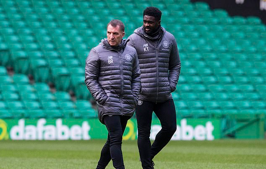 Kolo Touré et Brendan Rodgers
