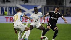Le milieu de terrain Pape Guèye face à Qarabaq