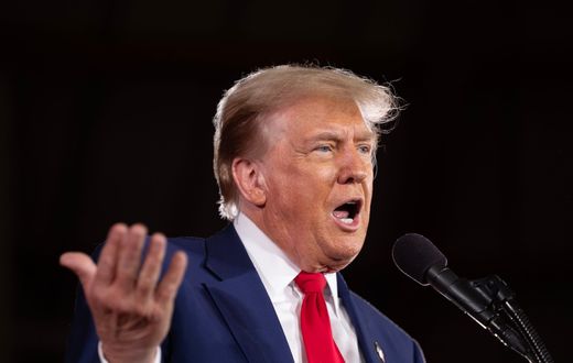 Former President Donald Trump in a recent Bloomberg Businessweek interview called for Taiwan to pay the US for its defense.Scott Olson/Getty Images