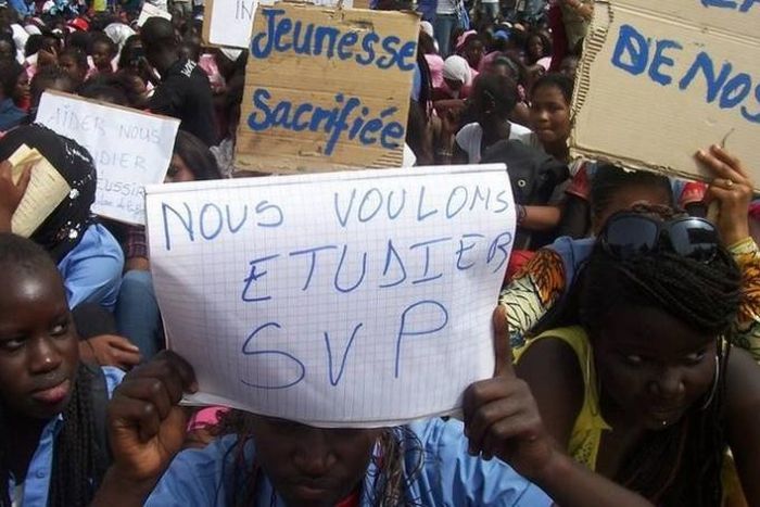 Des élèves qui veulent étudier