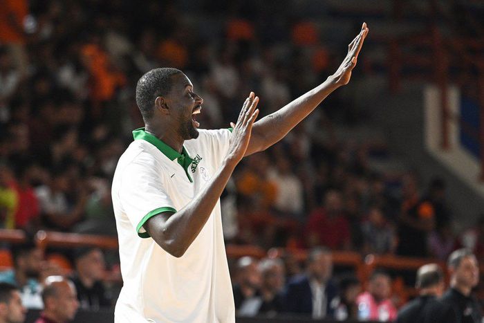 Boniface Ndong, lors du match Égypte vs Sénégal