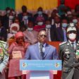 Le président Macky Sall prononce son discours lors de la fête de l'indépendance, le 4 Avril 2022