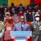 Le président Macky Sall prononce son discours lors de la fête de l'indépendance, le 4 Avril 2022
