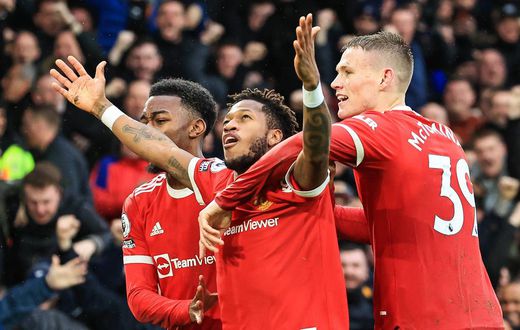 Manchester United killed off the game in the second half after goals from substitutes Fred and Anthony Elanga